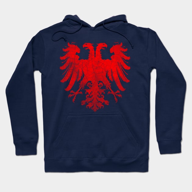 Holy Roman Empire Eagle Red Hoodie by GAz